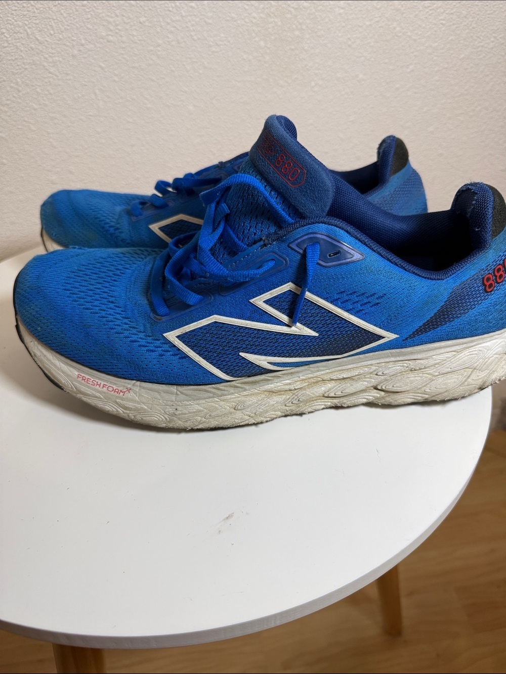 New Balance Bright Blue Men's Athletic Running Sneakers - Picture 4 of 11